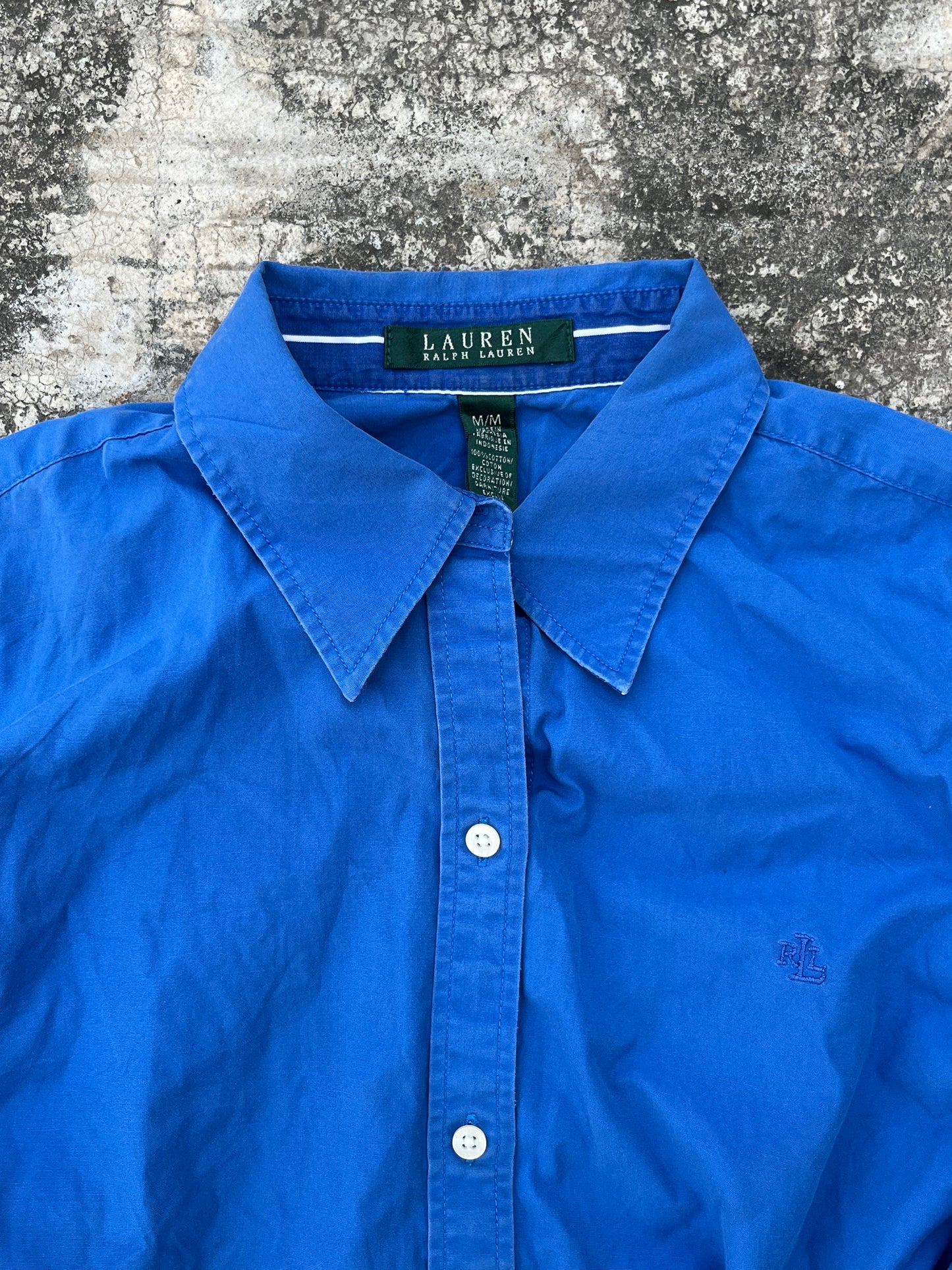 Ralph Lauren Y2K women's button down (L)