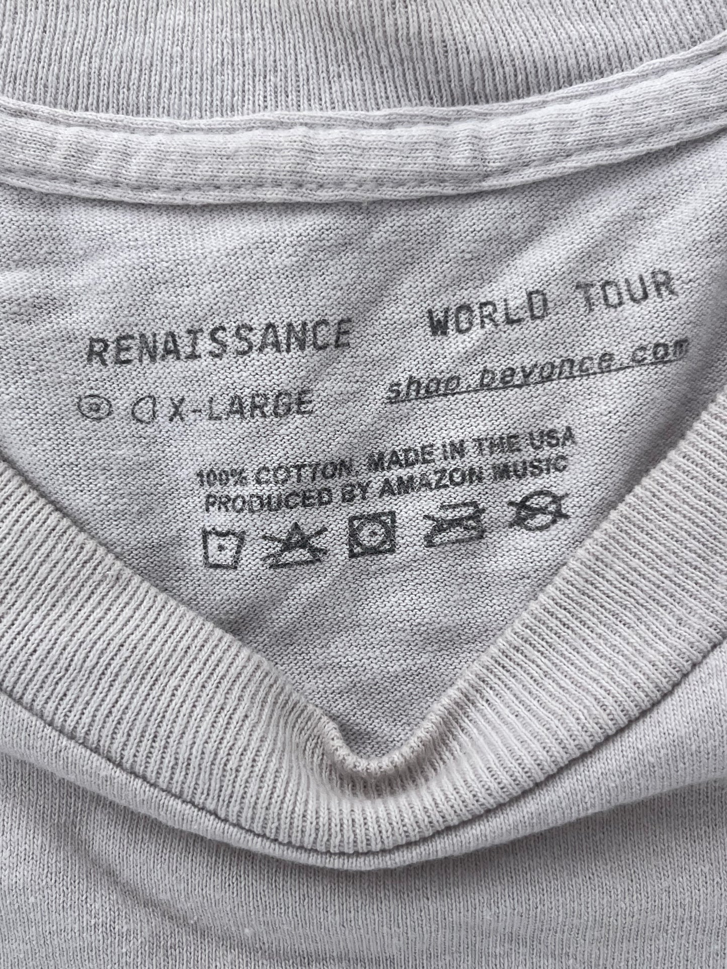 Beyonce Renaissance World Tour 2023 Oversized Tee (L)