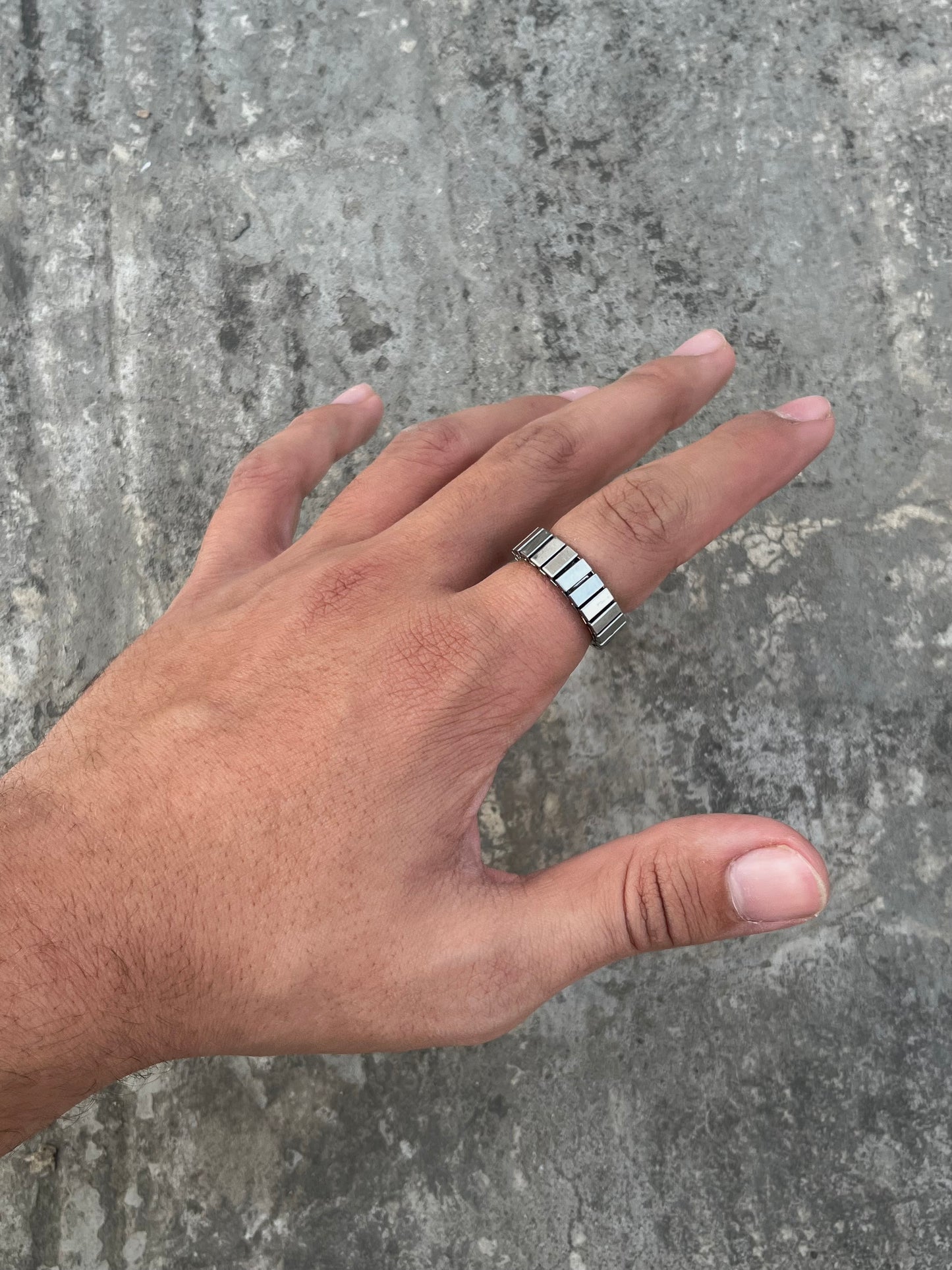 Vintage Elastic Silver Ring
