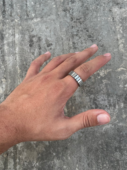 Vintage Elastic Silver Ring