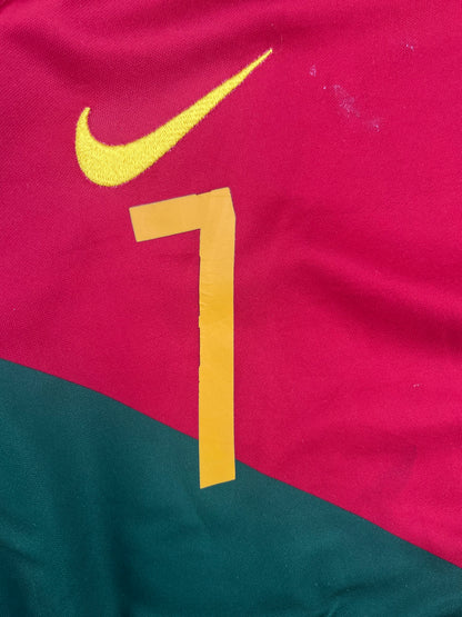 Ronaldo Portugal Original 2022 FIFA Football Jersey (Stained) (M)