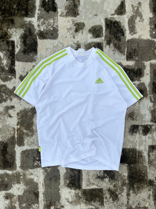 Vintage Adidas Lime-White Jersey (S)