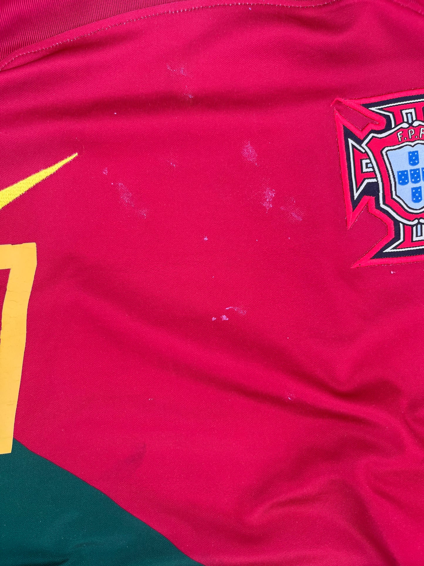 Ronaldo Portugal Original 2022 FIFA Football Jersey (Stained) (M)