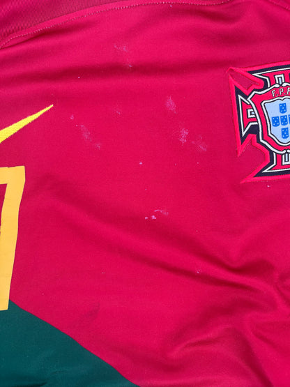 Ronaldo Portugal Original 2022 FIFA Football Jersey (Stained) (M)