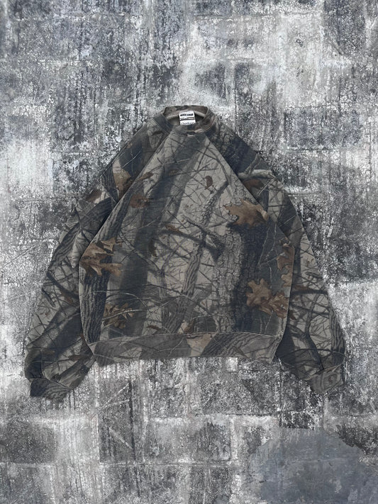 Jerseez Real Tree Oversized Camo Sweatshirt (L)