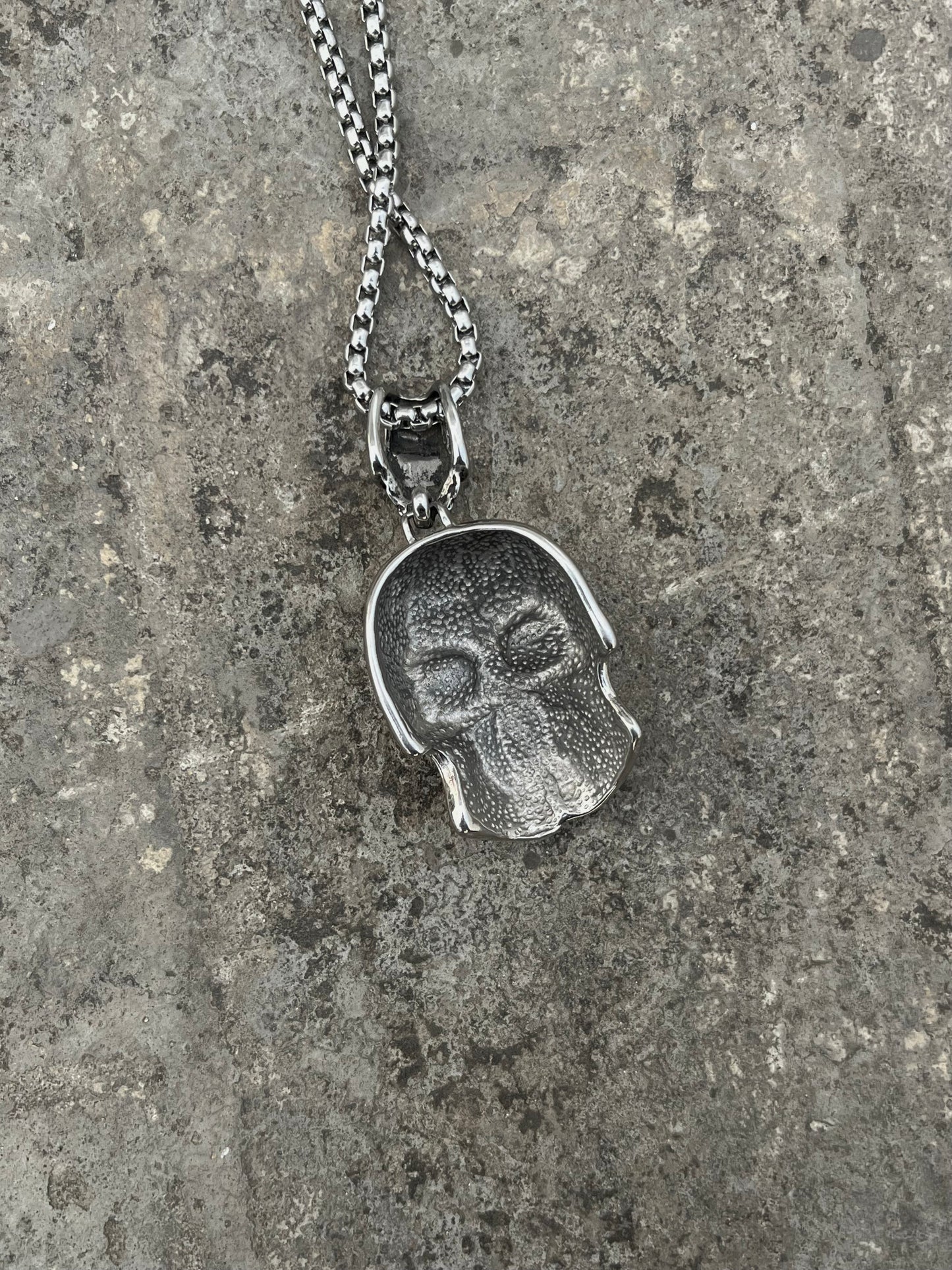 Vintage Heavy Skull Pendant