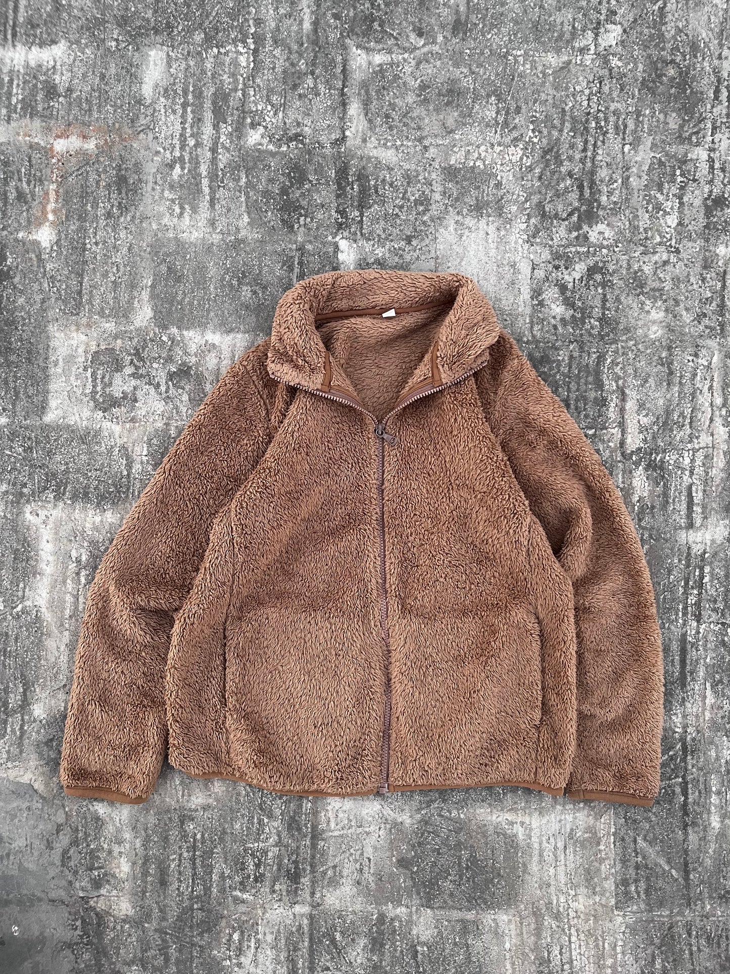Uniqlo Light Brown Fur Fleece Zipper (S/XS)