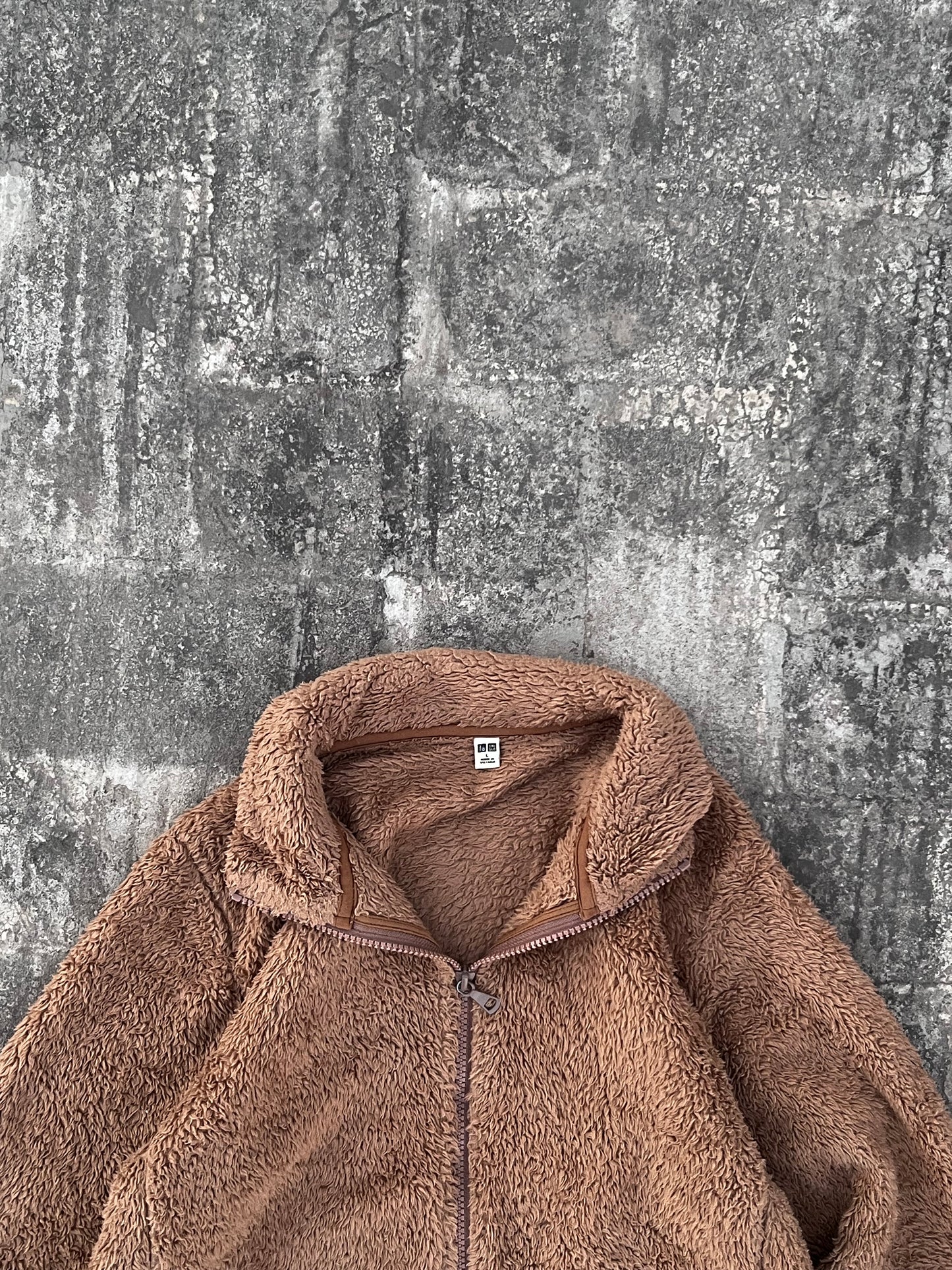 Uniqlo Light Brown Fur Fleece Zipper (S/XS)