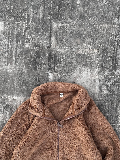 Uniqlo Light Brown Fur Fleece Zipper (S/XS)