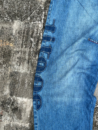 Vintage Tuttane Embroidery Baggy Jeans (34)