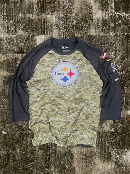 Vintage Nike NFL Steelers Long Sleeves Tee (S/M)