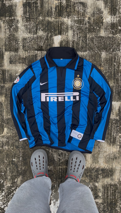 Nike InterMilan Football Club 1908-2008 100th Anniversary Pirelli Jersey Replica (M)