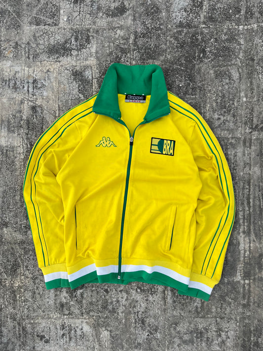 Kappa Brazil Football Zipper Jersey ( Rare find ) (S/M)