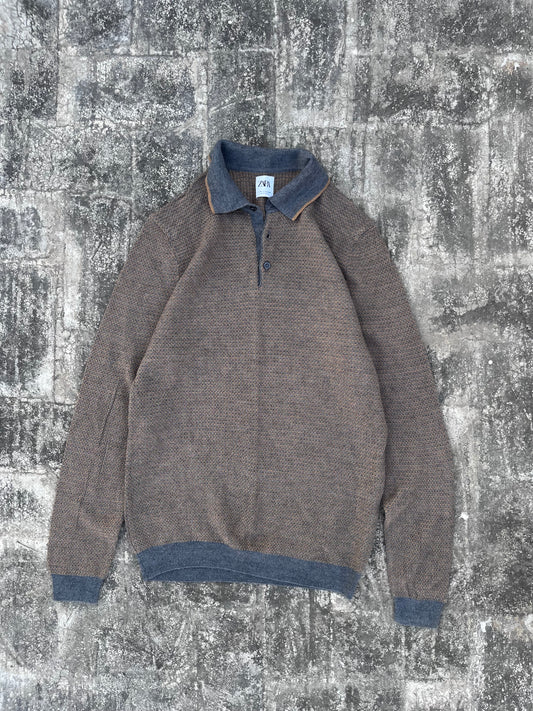 Zara Knitted Polo (M)