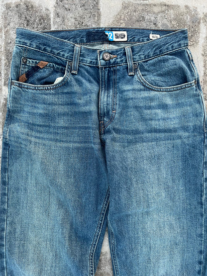 Loop lock bootcut jeans
