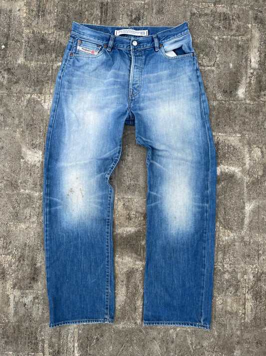 Vintage Diesel Straight Baggy Fit Jeans (32)