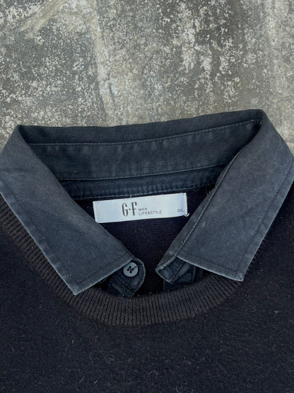 Protecting - Double Layered Collar Sweater (S/M)