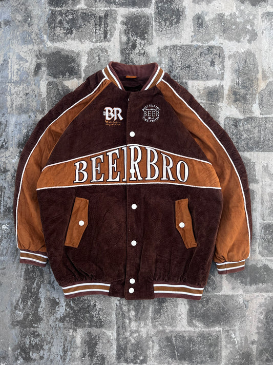 Beerbro Corduroy Vintage Varsity Jacket (M/L)