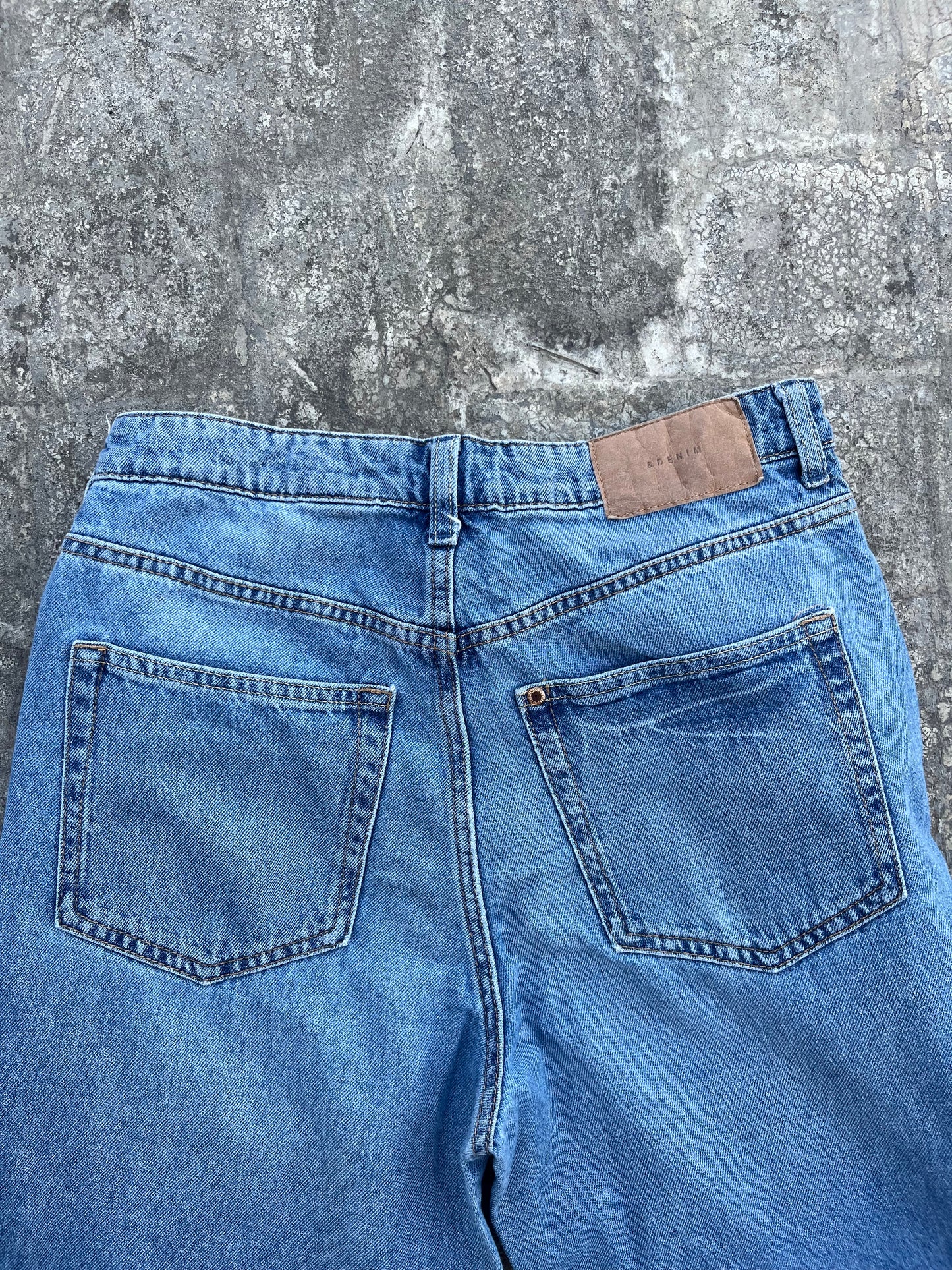 & Denim Straight Baggy Fit Jeans (29)