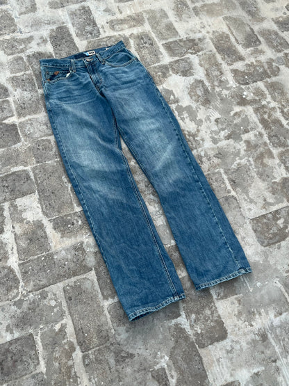 Loop lock bootcut jeans