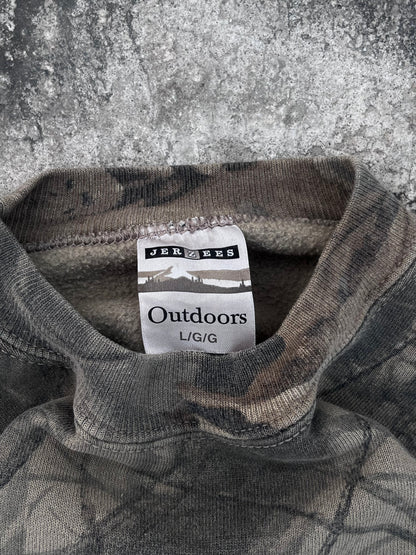 Jerseez Real Tree Oversized Camo Sweatshirt (L)