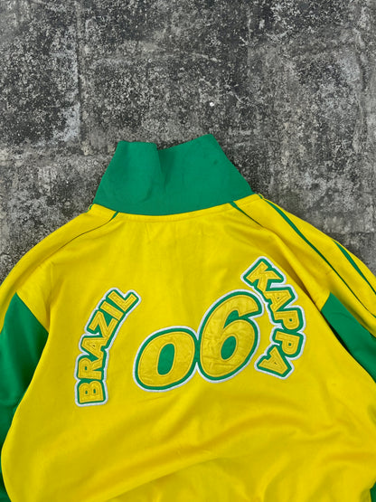 Kappa Brazil Football Zipper Jersey ( Rare find ) (S/M)