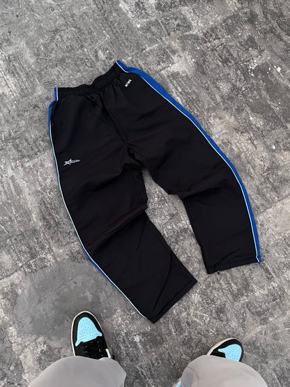 MIWA Black and Blue Trackpants (M)