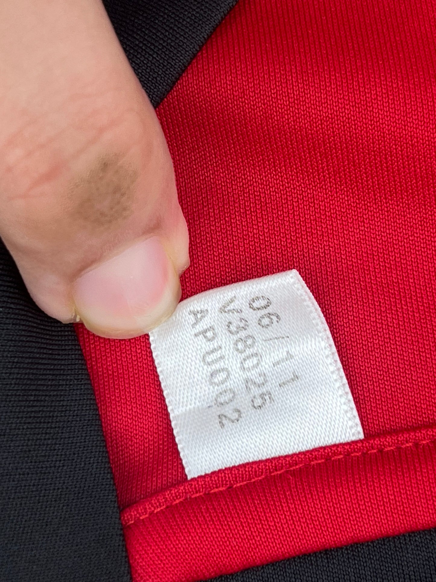 Vintage Adidas Red Dennis Jersey (L)