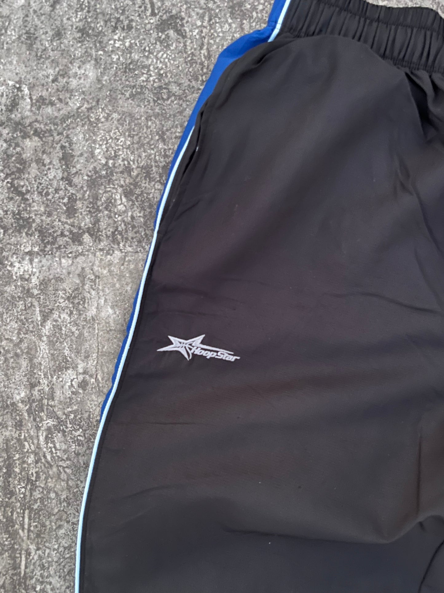MIWA Black and Blue Trackpants (M)