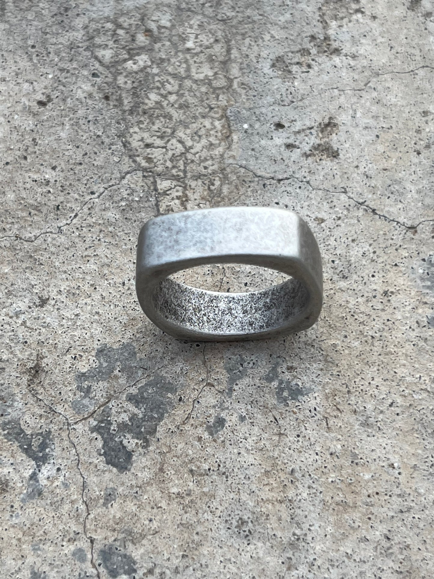 Vintage Titanium Metal Ring