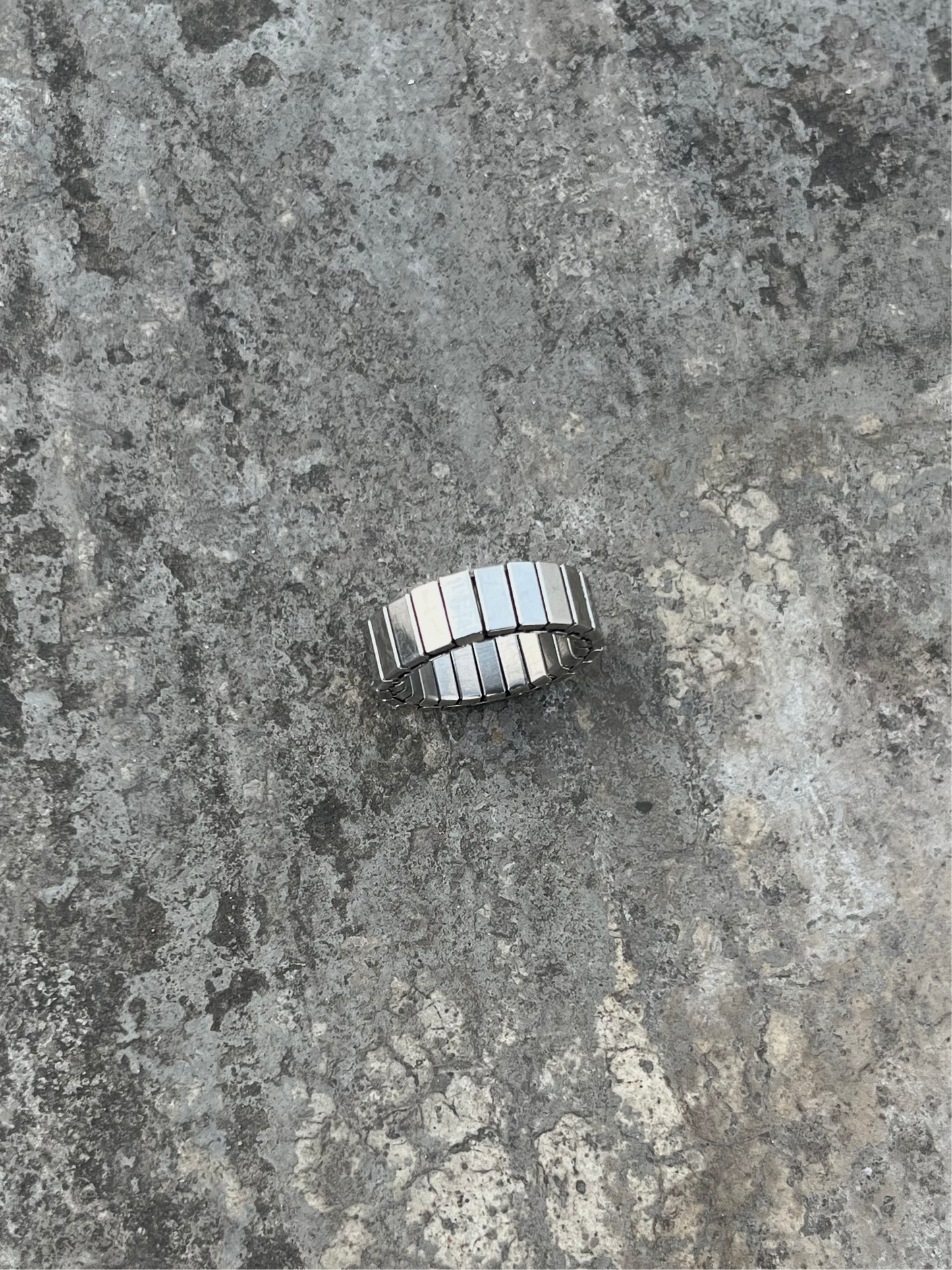 Vintage Elastic Silver Ring