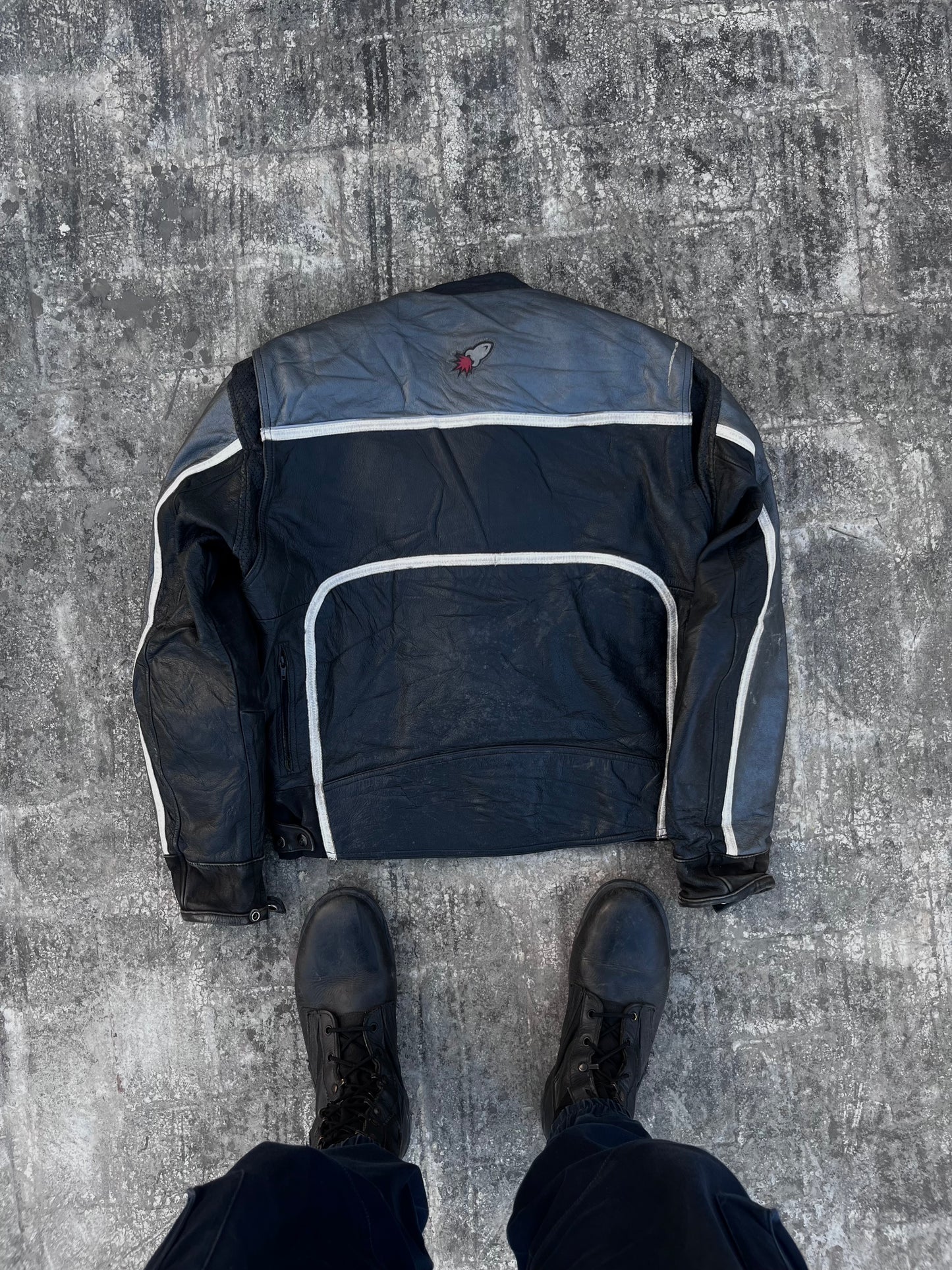 Joe Rocket Vintage Leather Biker Jacket (M)