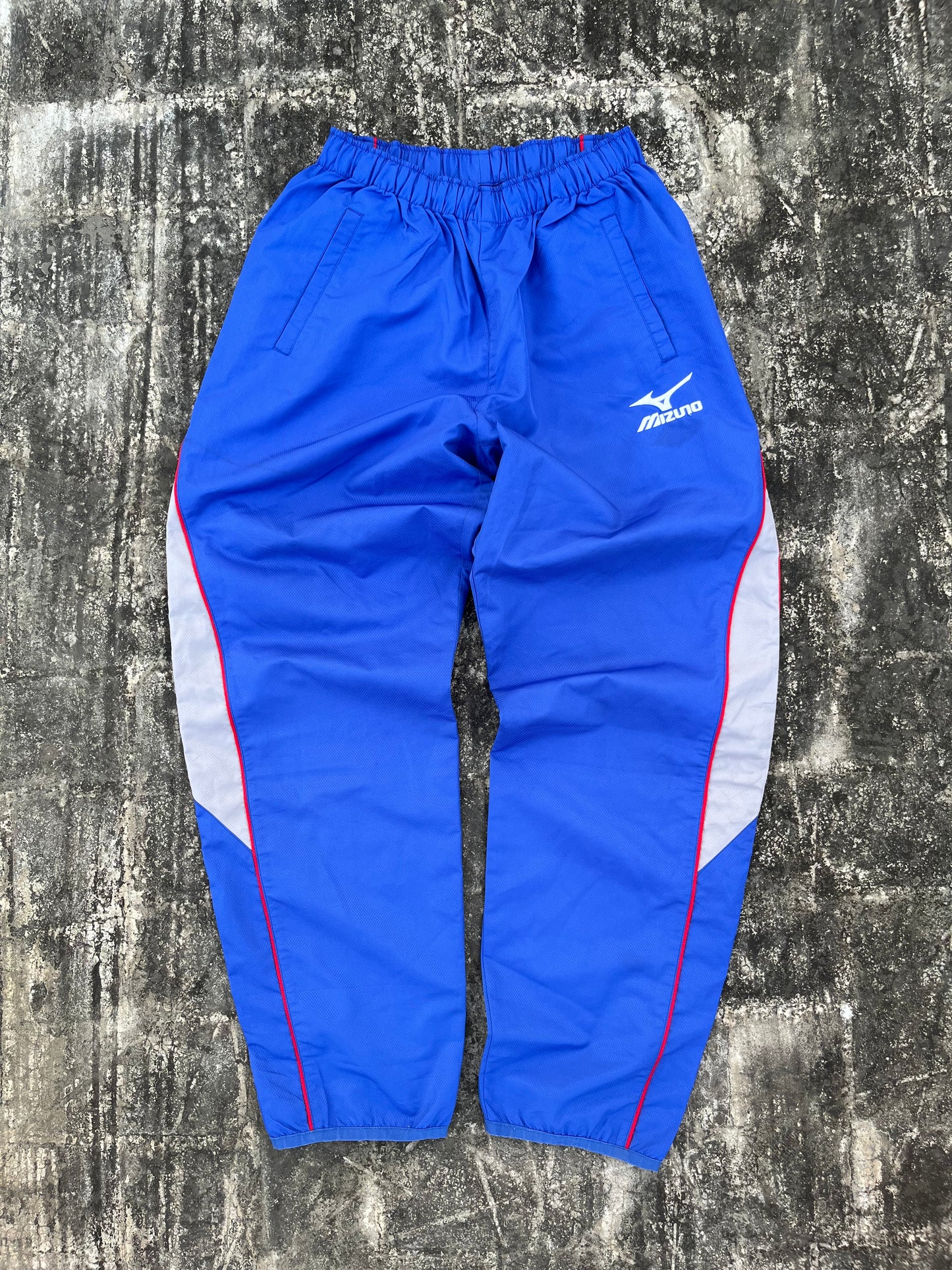 Vintage Mizuno Blue - Red Baggy Trackpants (L)
