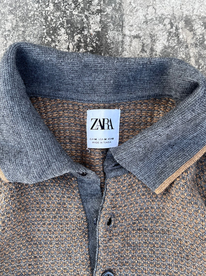 Zara Knitted Polo (M)