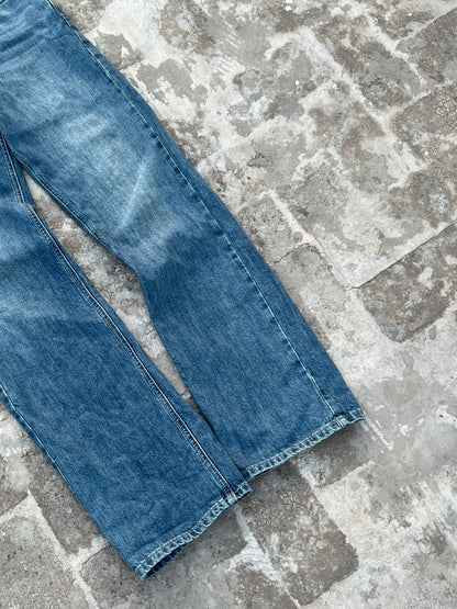 Loop lock bootcut jeans
