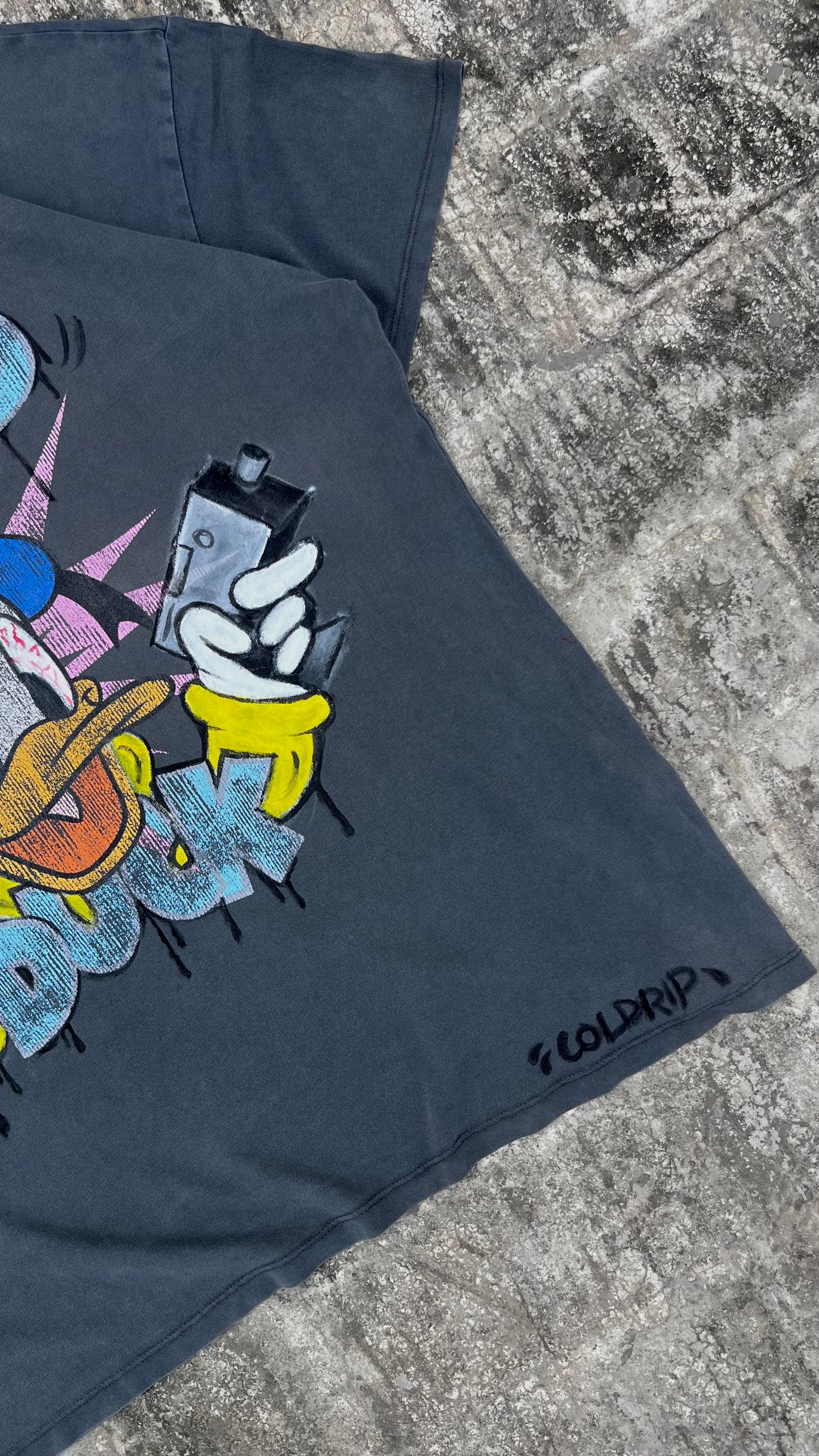 Vintage custom Donald duck tee