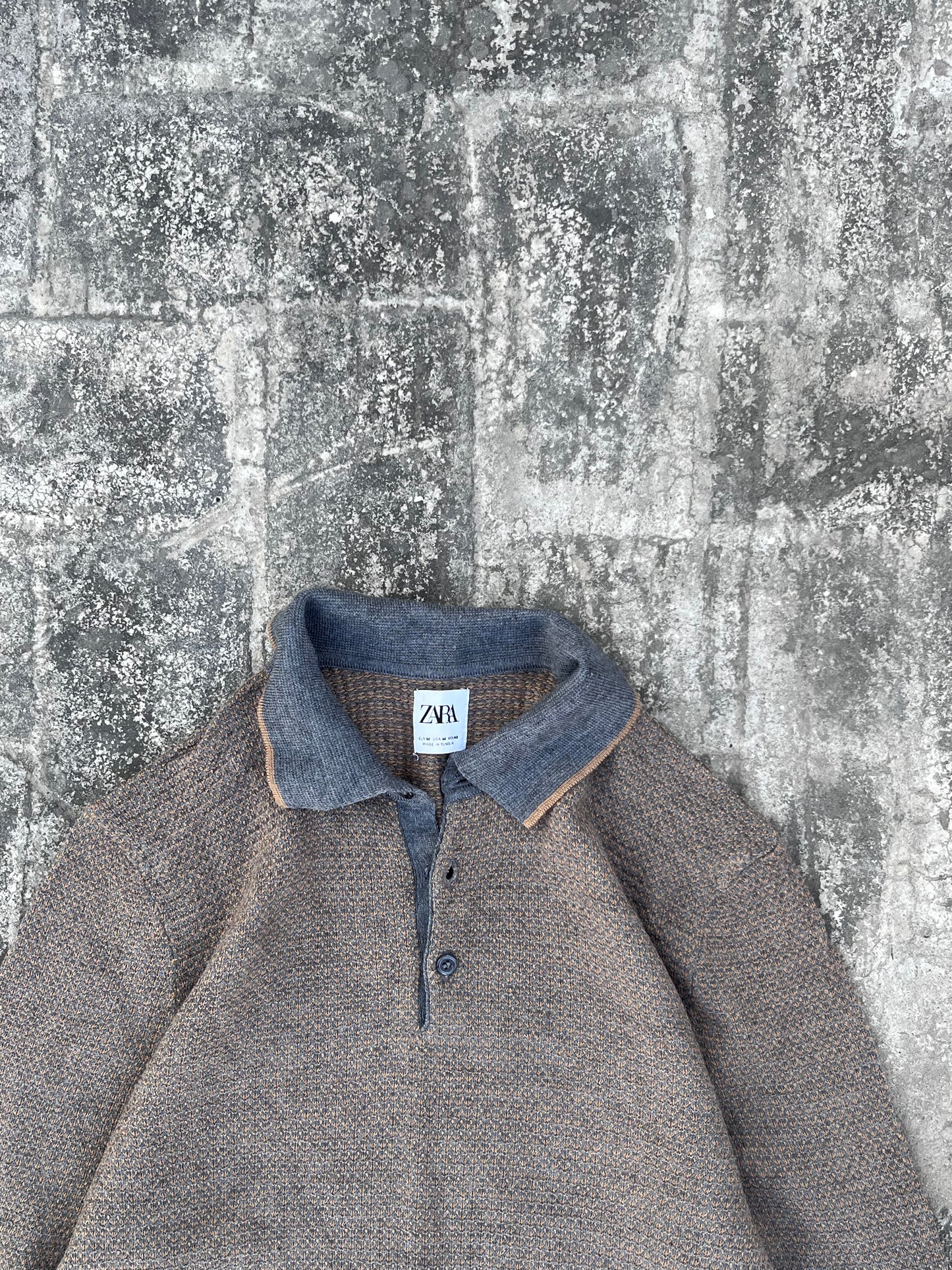 Zara Knitted Polo (M)