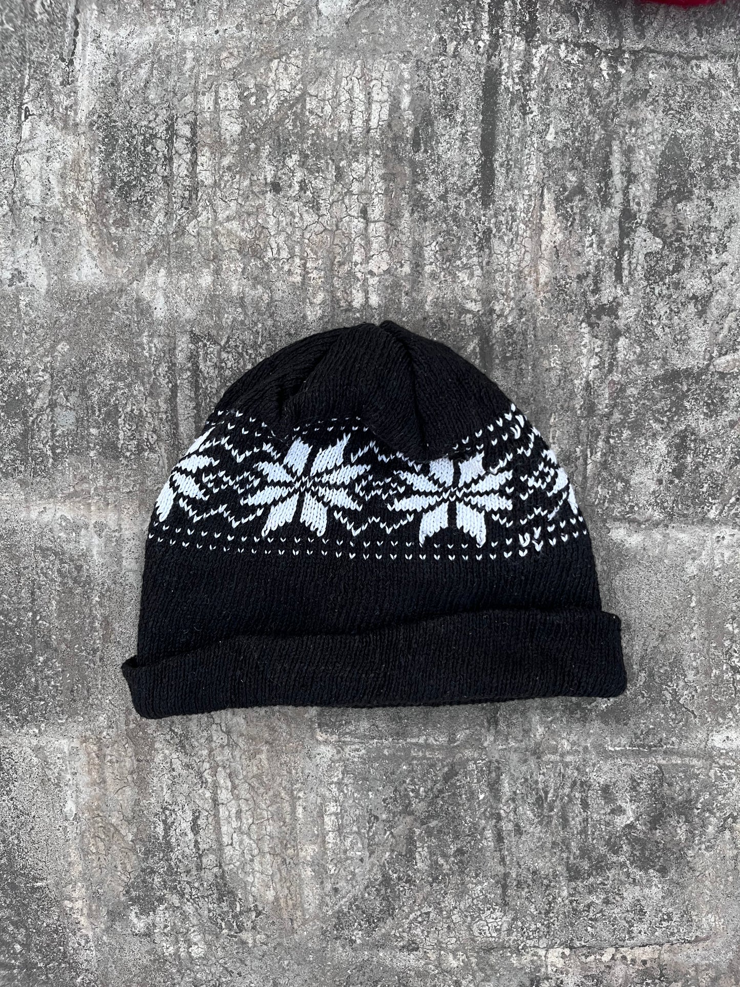 Vintage Christmas Snowflake Beanie