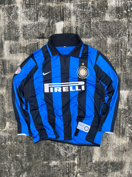 Nike InterMilan Football Club 1908-2008 100th Anniversary Pirelli Jersey Replica (M)