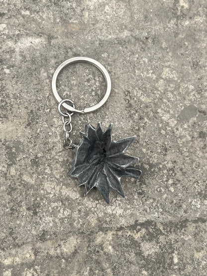 Vintage Wolf Head Spiky Hair Pendant/keyring