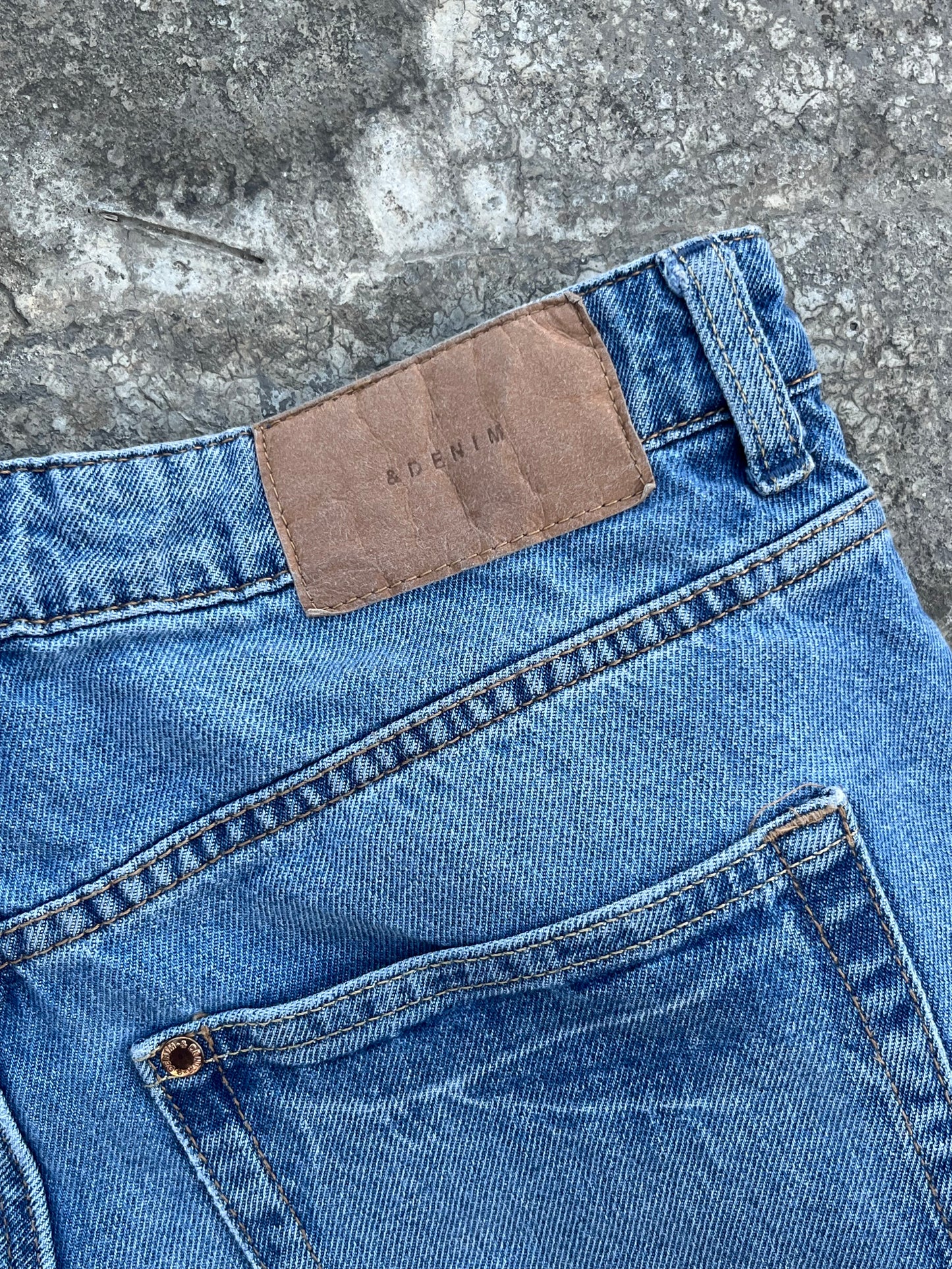 & Denim Straight Baggy Fit Jeans (29)