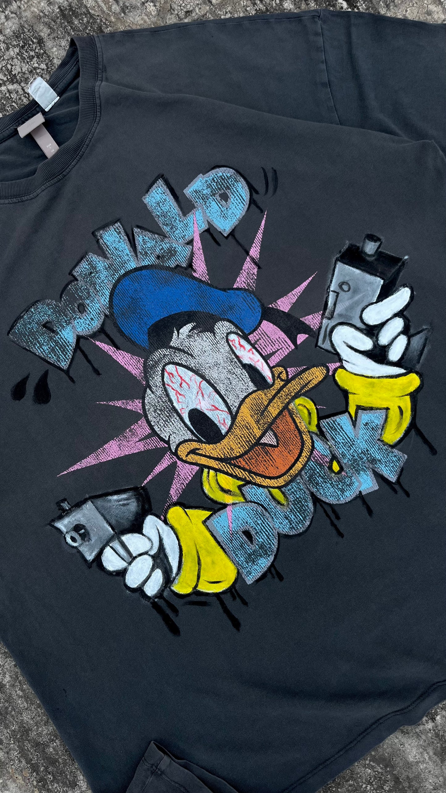 Vintage custom Donald duck tee
