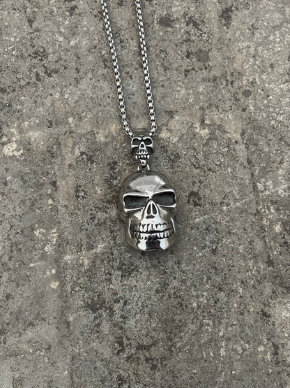 Vintage Heavy Skull Pendant