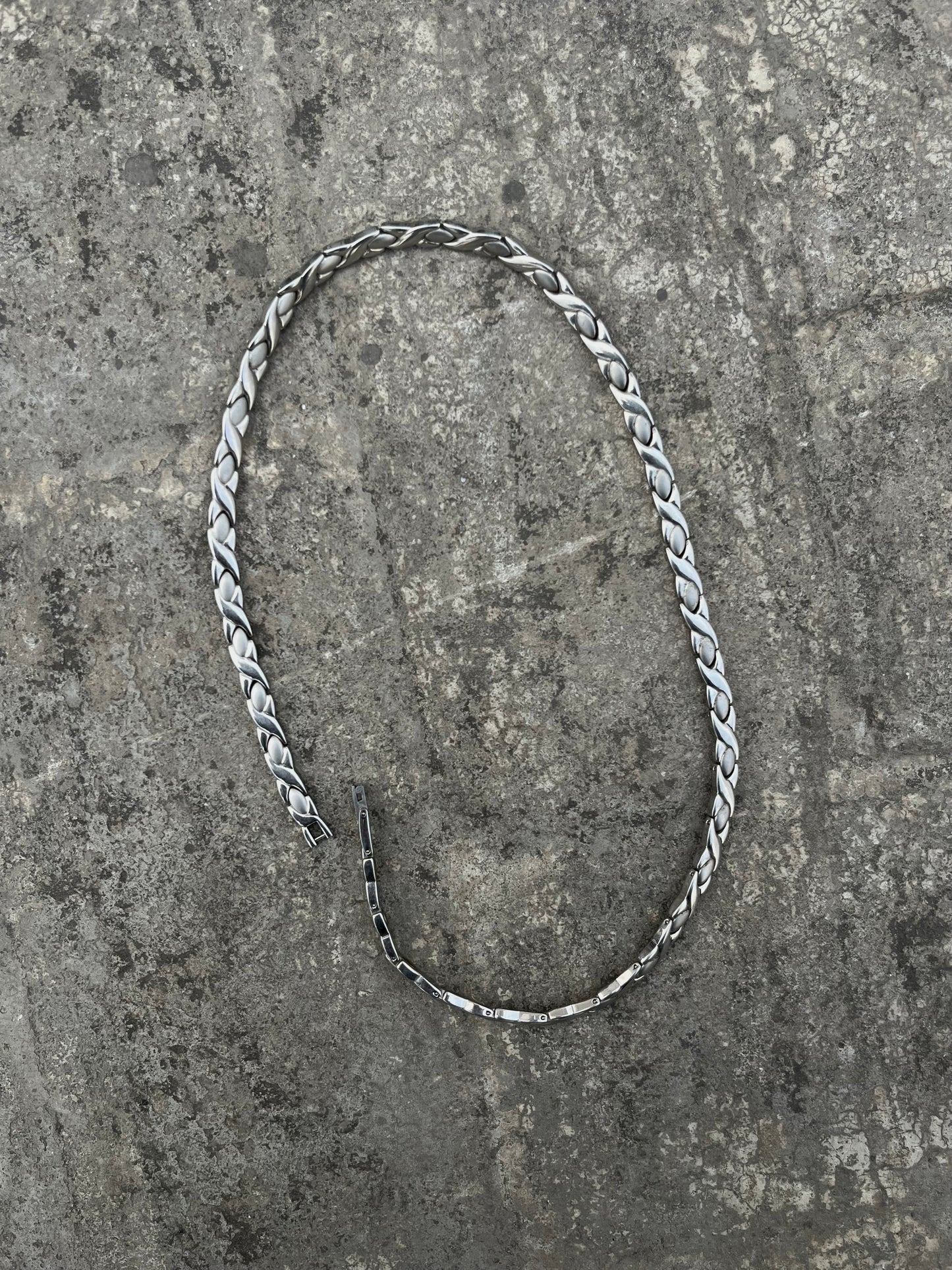Vintage Magnetic Silver Chain