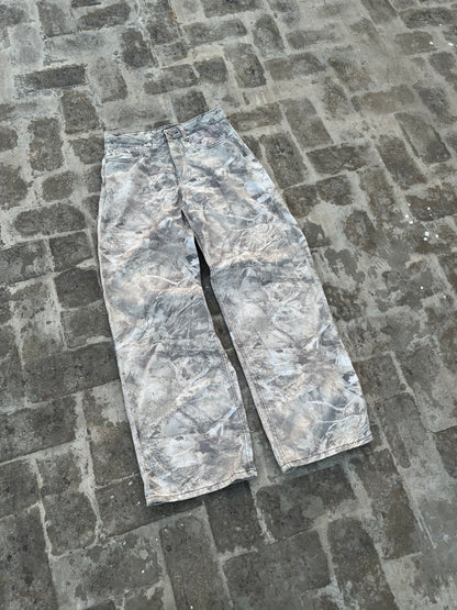 Boohoman camo baggy jeans