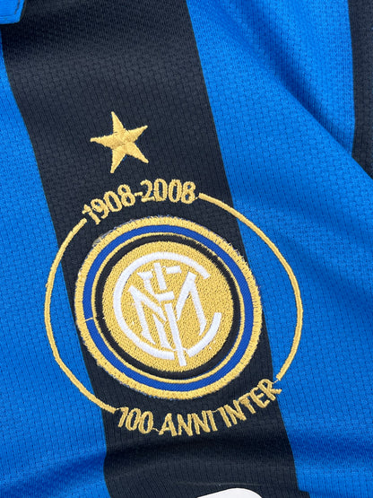 Nike InterMilan Football Club 1908-2008 100th Anniversary Pirelli Jersey Replica (M)