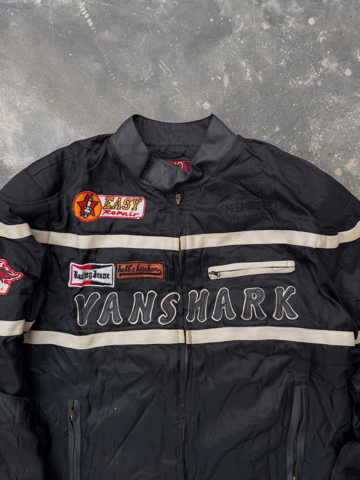Y2K Vanshark biker jacket