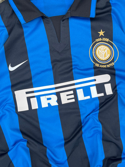 Nike InterMilan Football Club 1908-2008 100th Anniversary Pirelli Jersey Replica (M)