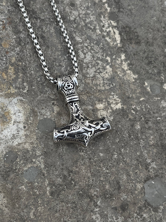 Mythic Thor's Hammer Heavy Metal Pendant