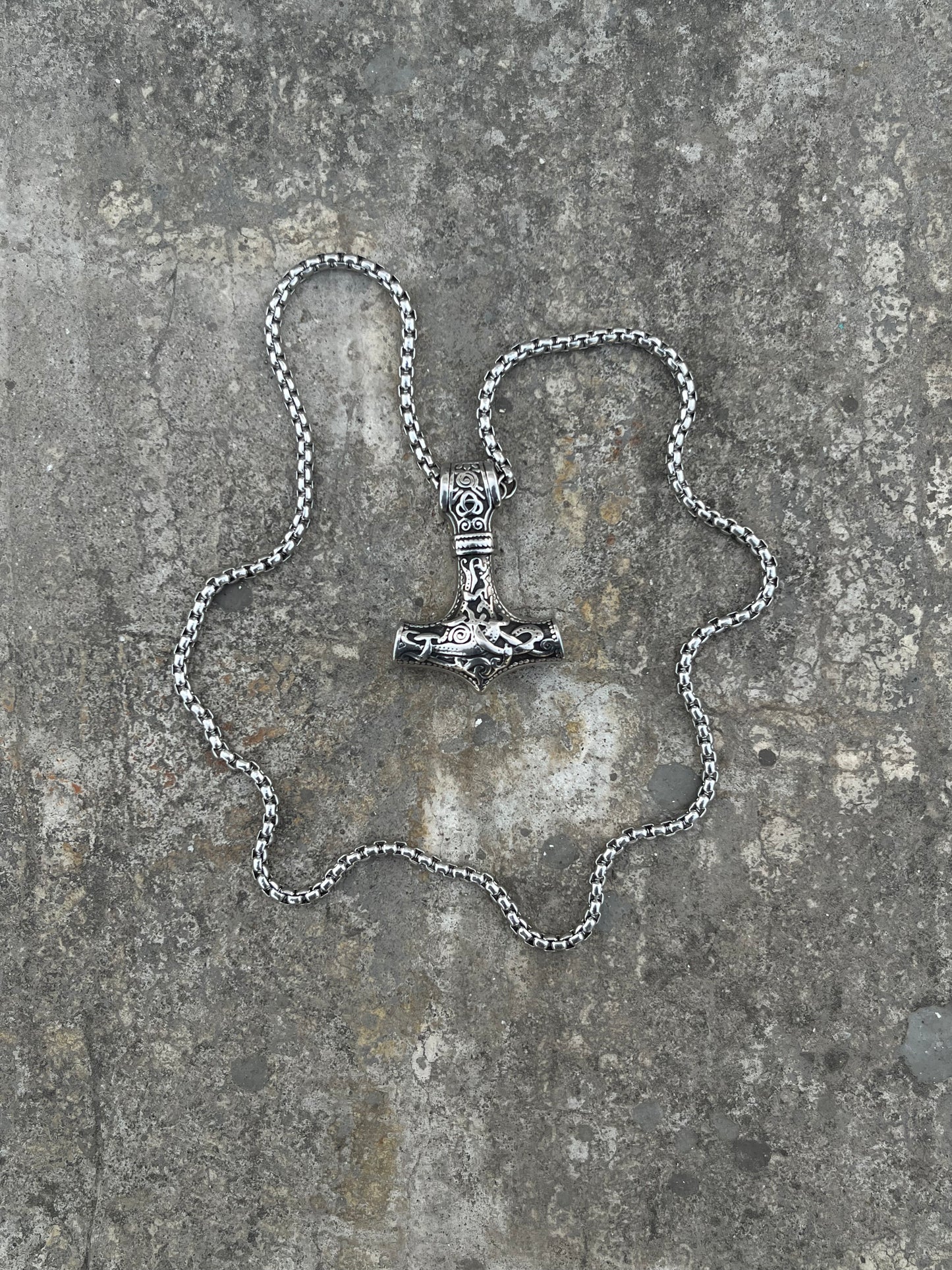 Mythic Thor's Hammer Heavy Metal Pendant
